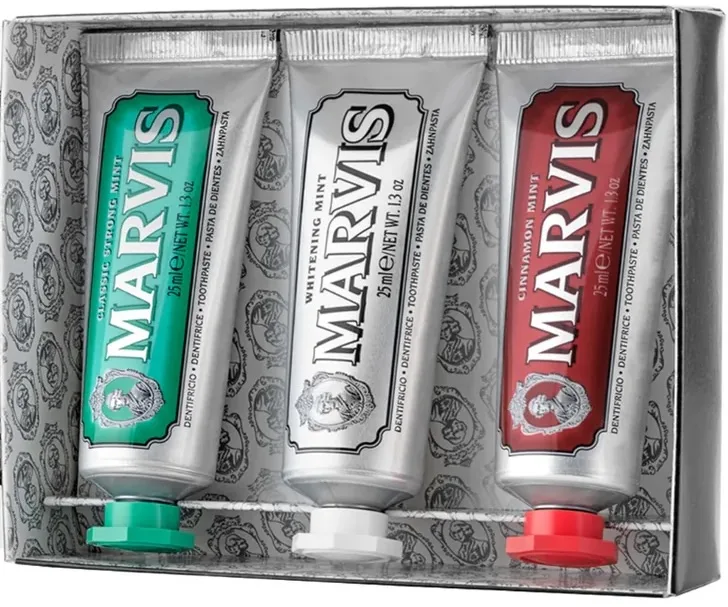 Marvis Kit 3 dentifrices format voyage 25 ml