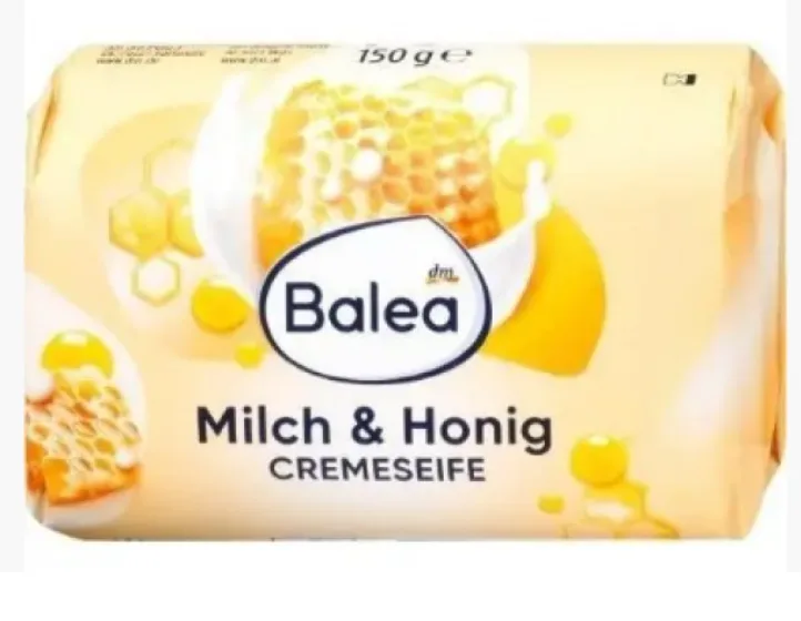 Balea Milk & Honey Cream Soap Bar (150g)