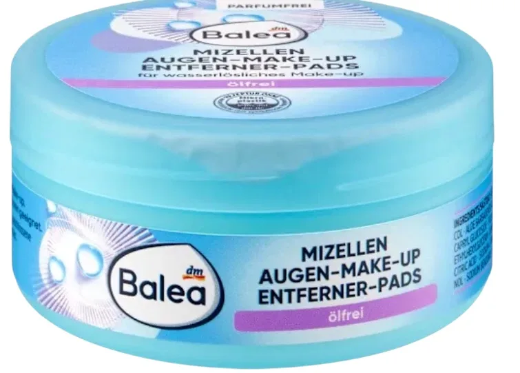 Balea Augen Make-up Entfernerpads ölfrei, 50 St