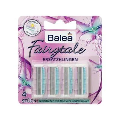 Balea Fairytale Women's Razor Replacement Blades (4 Pieces)