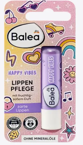 Balea Happy Vibes lip balm, 4.8 g