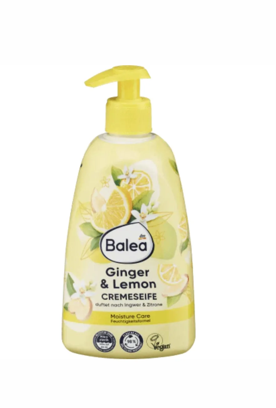 Balea Cream soap Ginger & Lemon, 500 ml