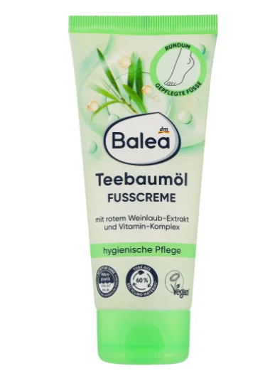 Balea Tea Tree Oil Foot Cream (100ml)