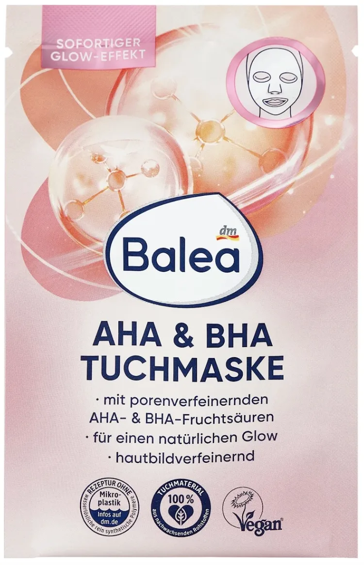 Balea AHA & BHA Sheet Mask (1 Piece)