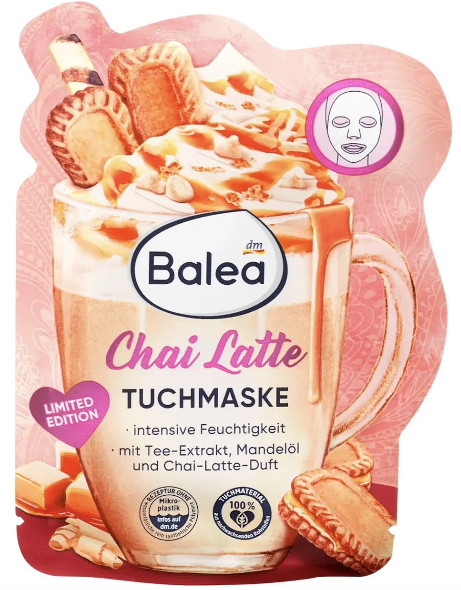 Balea Chai Latte Sheet Mask (Limited Edition) 1 Pcs