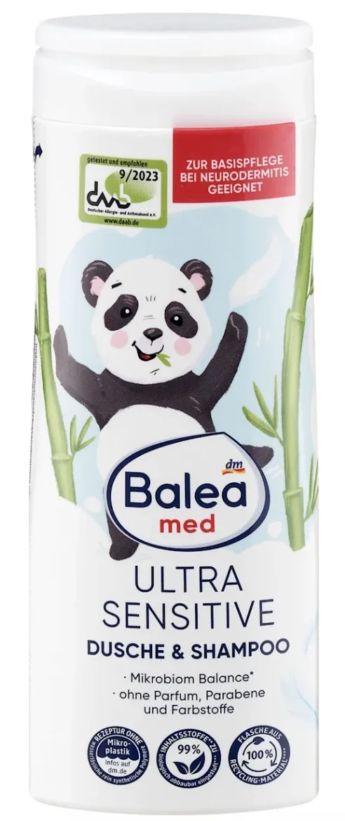 Balea Med Kids Ultra Sensitive 2-in-1 Shower Gel & Shampoo (300ml)