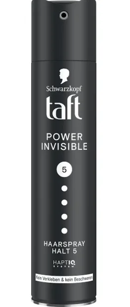 Schwarzkopf Taft Hairspray POWER INVISIBLE Hold 5, 250ML