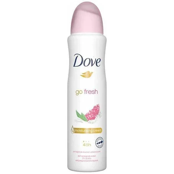 Dove go fresh aerosol anti perspirant deodorant, pomegranate, 250ml