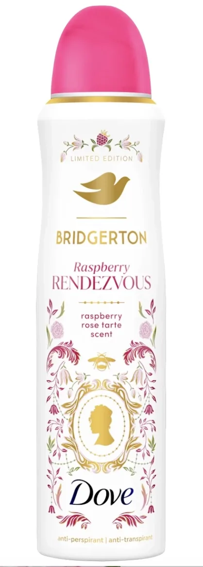 Dove Antiperspirant deodorant spray Bridgerton Raspberry Rendezvous, 150 ml