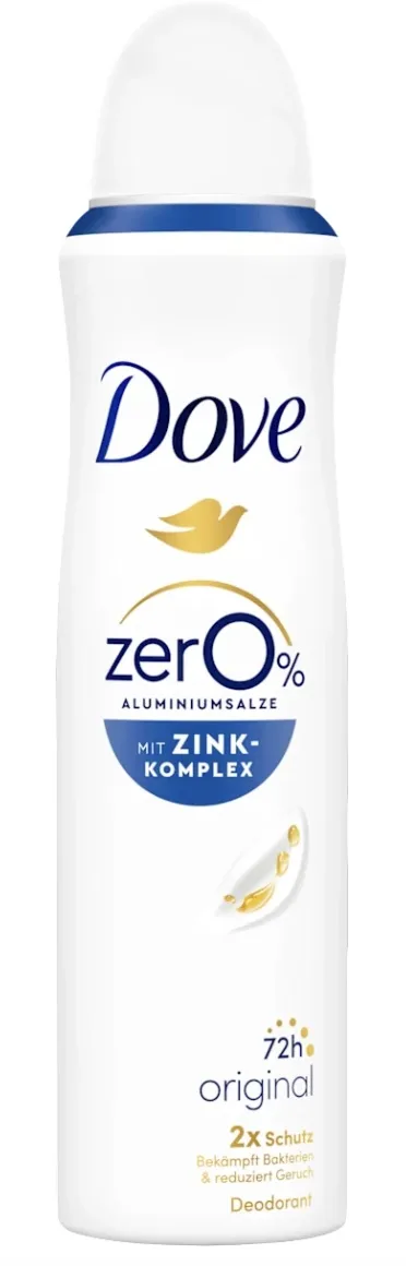Dove Original deodorant spray with zinc complex, 150 ml