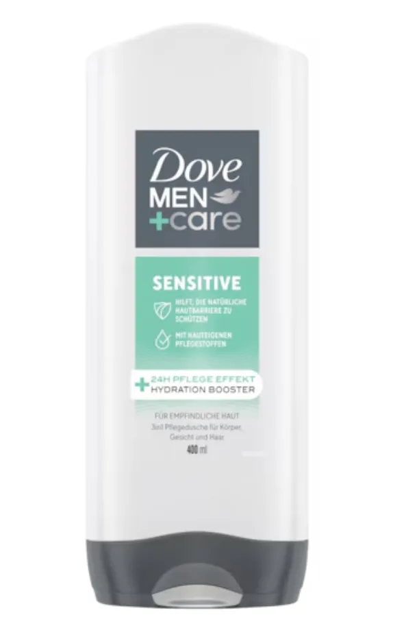 Dove MEN+CARE Sensitive 3-in-1 Shower Gel, 400 ml