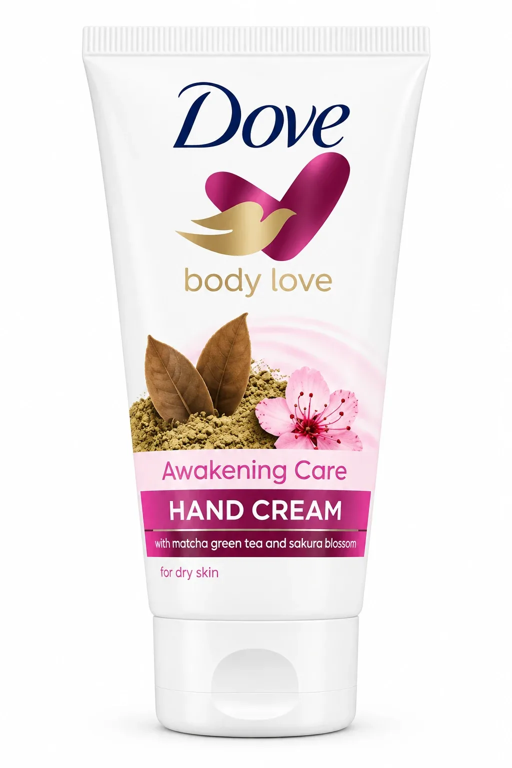 Dove Awakening Care Hand Cream With Matcha Green Tea And Sakura Blossom For Dry Skin 75ml