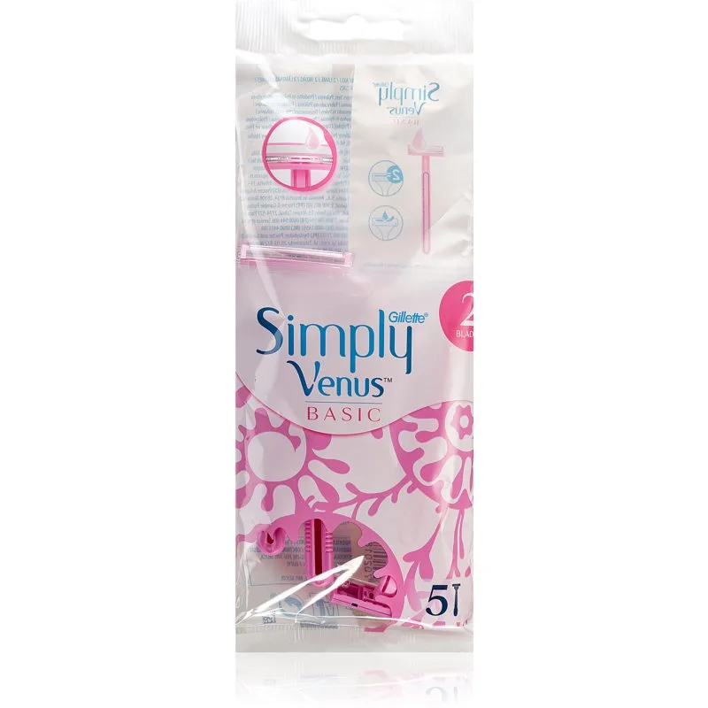 Gillette Simply Venus Basic Disposable Razors 4 Pcs