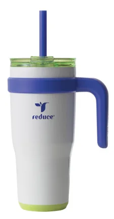 Reduce Coldee 24oz Stainless Steel Tumblers Handles (blue & white )