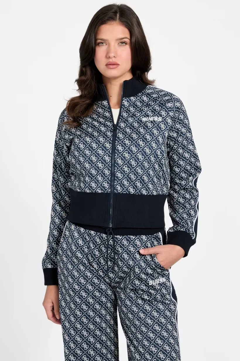 Size: XL-Guess Sarah Quattro G Crop Jacket