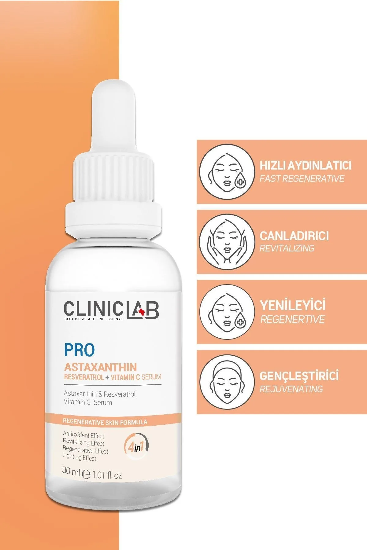 clinical lab Vitamin C 10% Fast Brightening and Renewing Serum 30 ml