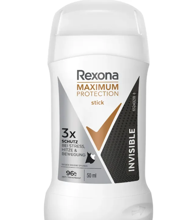 Rexona Antiperspirant Deodorant Stick Maximum Protection Invisible, 50 ml