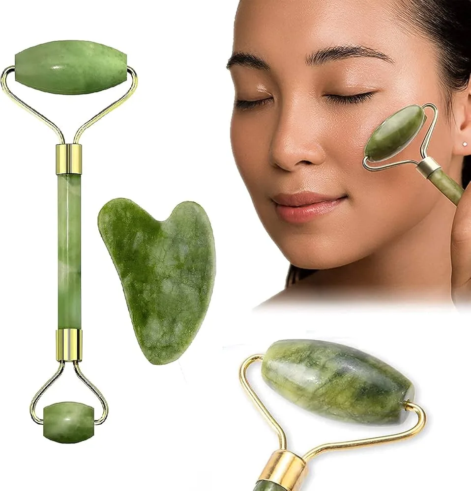 Facial Roller and Massager Green