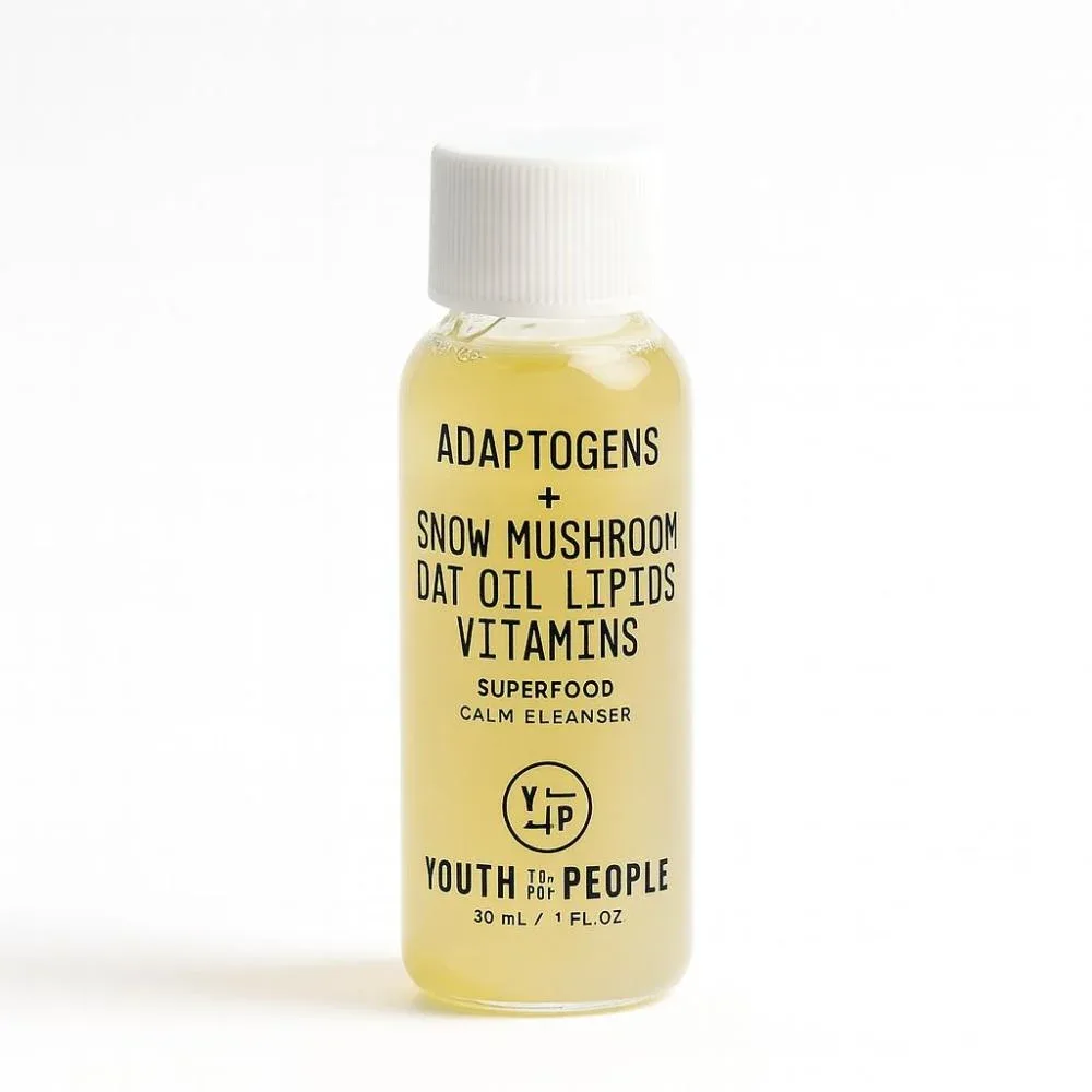 Youth To The People  Adaptogens + Snow Mushroom + Oat Oil Lipids + Vitamins Supershroom Calm Cleanser 30ml