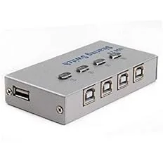 4 Port USB Printer Sharing Switch