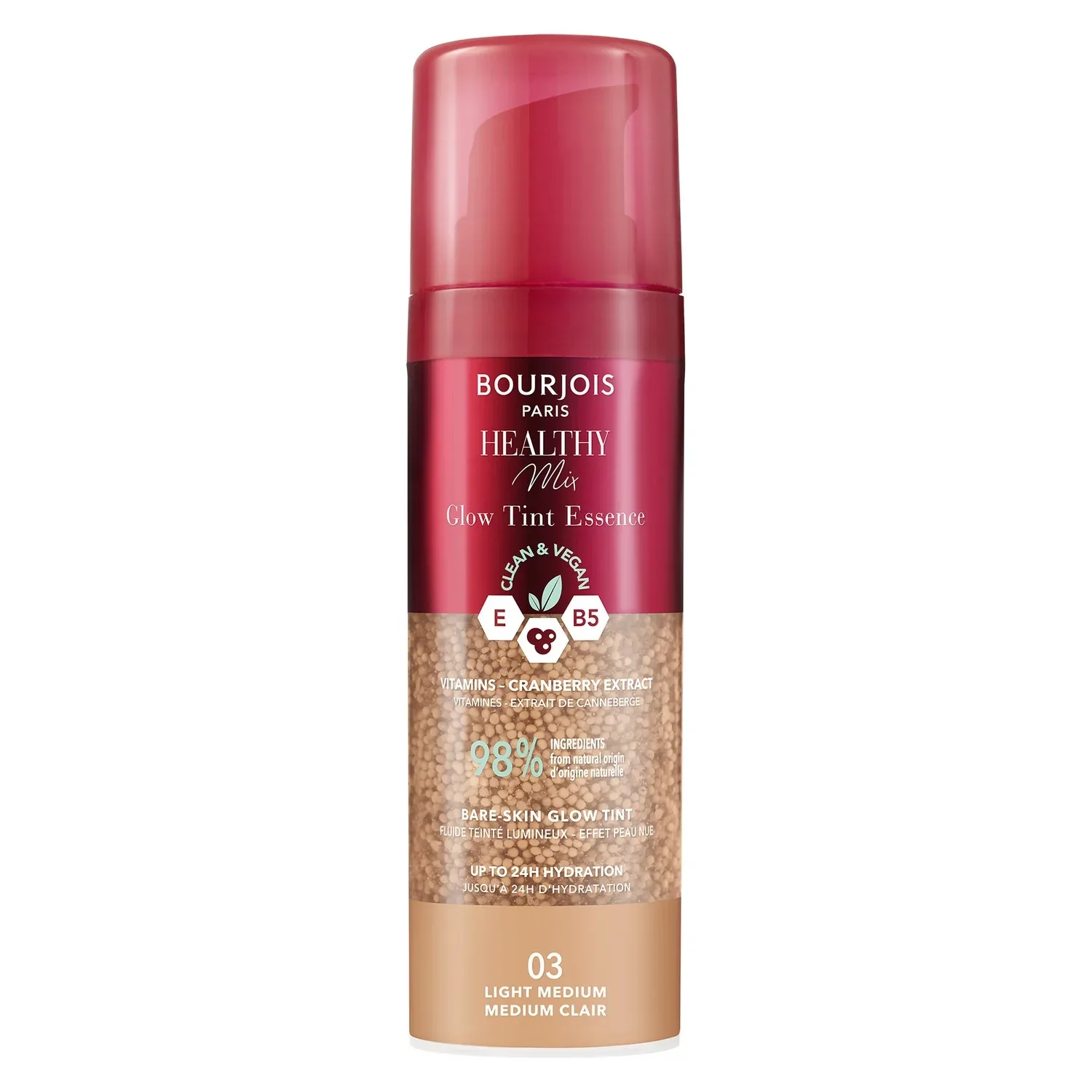 Fond de teint Liquide Teinte Medium Clair (03) Healthy Mix BOURJOIS PARIS