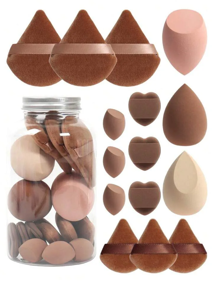 beauty blonder brown set 15 pcs
