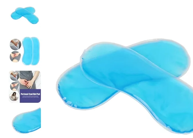 Postpartum Recovery Cold Packs, Gel Bead Ice Therapy Pads, 2 Pack,