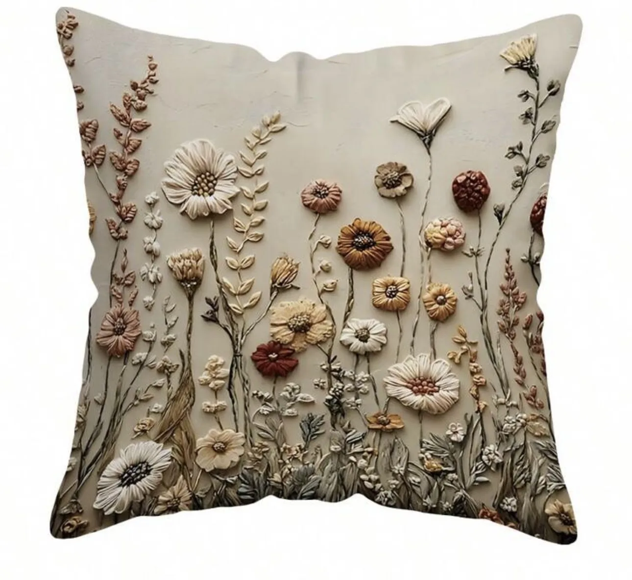 Wildflower Non-Embossed Pillow Cover