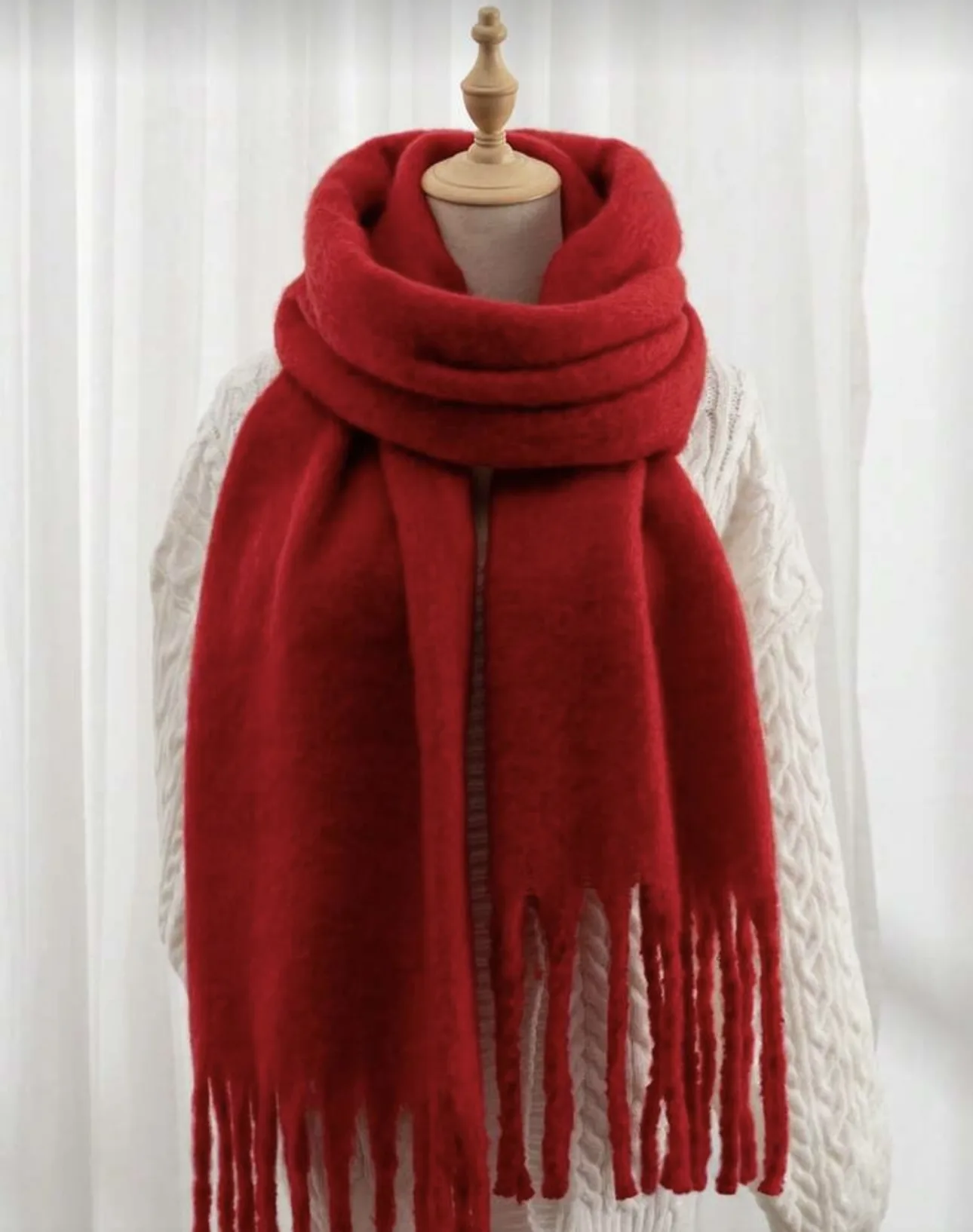 1pc Solid Color Scarf