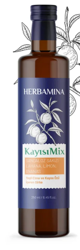 Herbamina Kayısı Mix Sirke 250ml