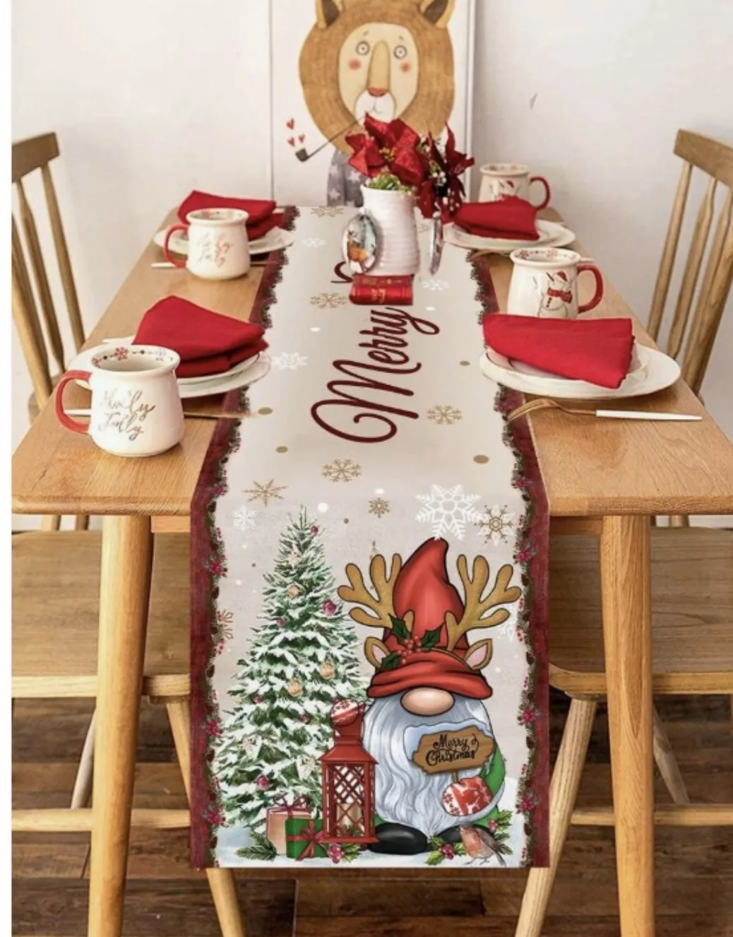 Christmas theme table