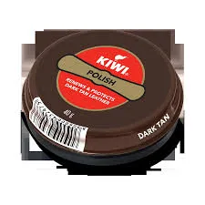 Kiwi Paste Shoe Polish - Dark Tan 40g