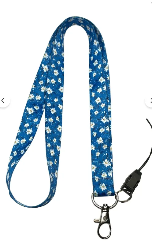 StormiStoretr  lily flower neck lanyard phone strap