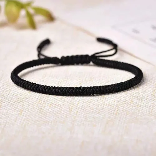 Handmade Solid Color Macrame Bracelet 1 Pec