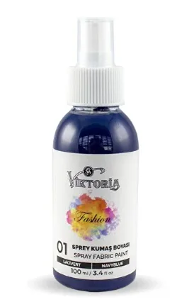 Viktoria Navy Blue Spray Fabric Dye