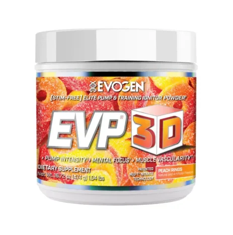 Evogen Elite Pump & Treaining Ignitor Powder Dietary Supplement Peach Flavors 474g