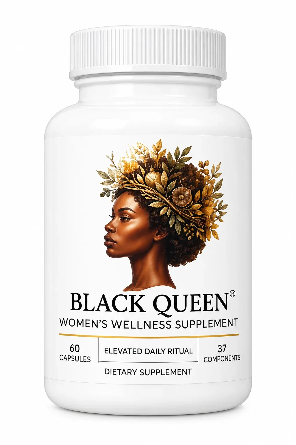 Black Queen Women's Wellness Supplement Elevated Daily Ritual 60 capsules