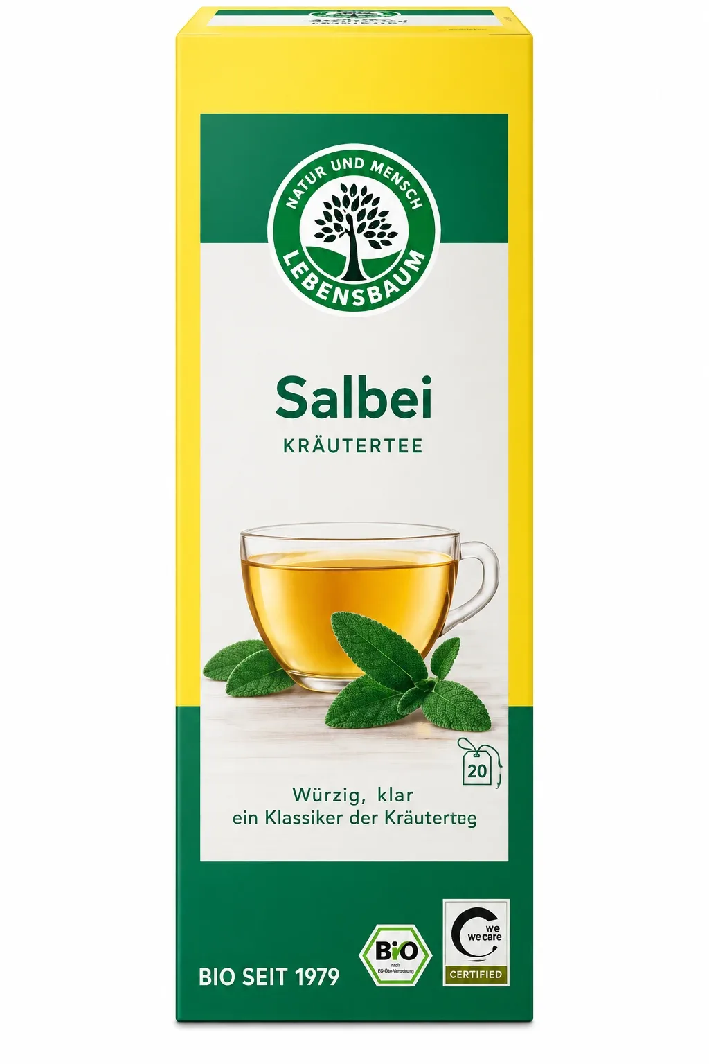 Lebensbaum Herbal Tea Sage 20 Bags 30g