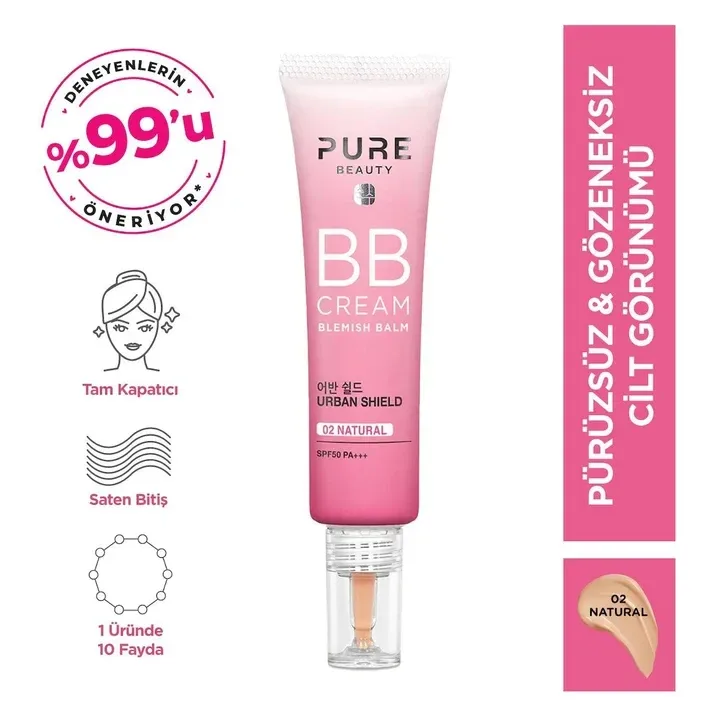 PURE BEAUTY BB Cream SPF50 PA++++ 30ML