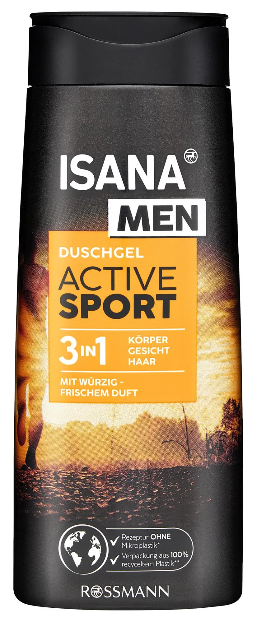 Isana Men active sport  Sport 3in1 shampoo