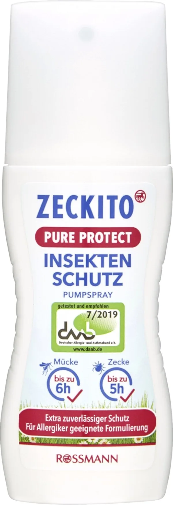 ZECKITO Pure Protect Insektenschutz Pumpspray Biozidprodukt