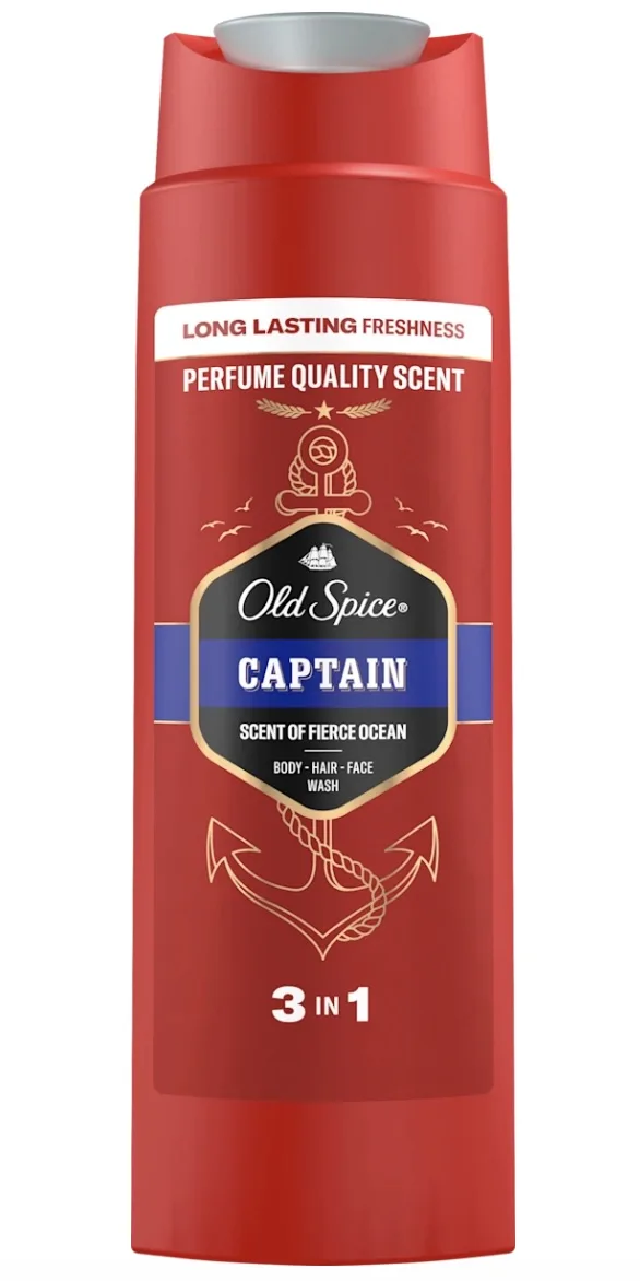 Old Spice Captain 3-in-1 shower gel, 250 ml