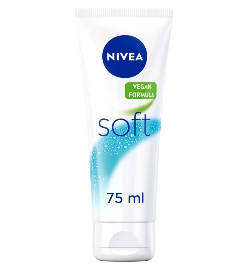 Nivea Soft Moisturising Cream for Face Hand and Body 75ml