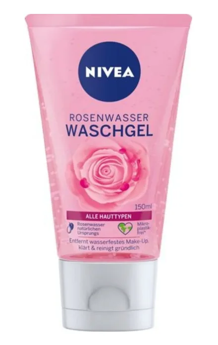 Nivea Facial Care Cleansing Rose Water Gel Wash 150ml