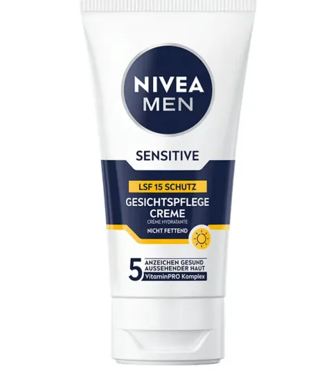 Nivea Men Sensitive Face Cream SPF 15 (75ml)