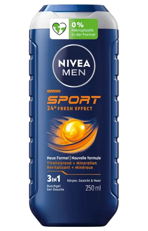 Nivea Men Sport 3-in-1 Shower Gel (250ml)