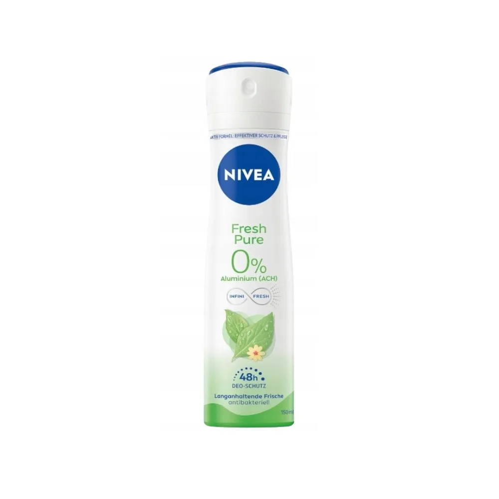 Nivea Fresh Pure 0% Aluminium spray 150ml