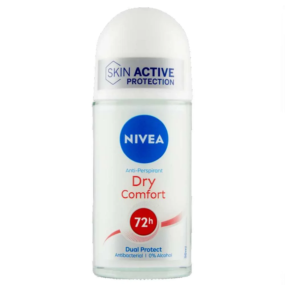 Nivea Roll-On Deodorant Dry Comfort Plus (50 Ml)