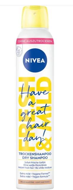Nivea Fresh Revive Dry Shampoo for Light Hair Tones, 200 ml