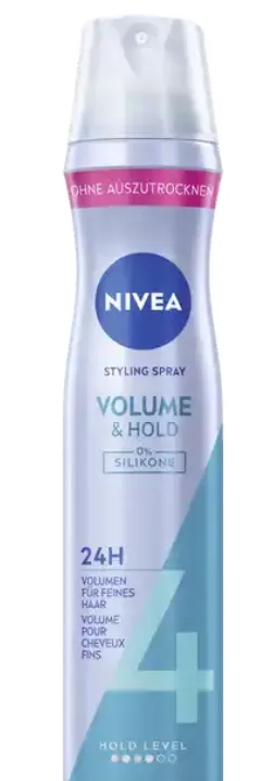 Nivea Volume & Hold Hair Styling Spray 250ml